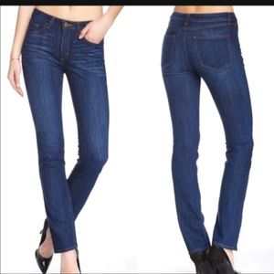 SPANX Slim X Straight Jeans / Dark Wash / High Rise / Size 31